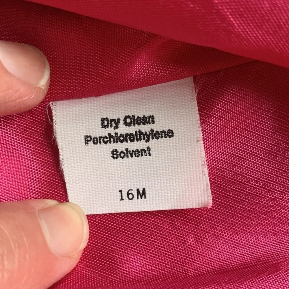 Lundrigans hot pink vintage made in USA blazer/jacket
